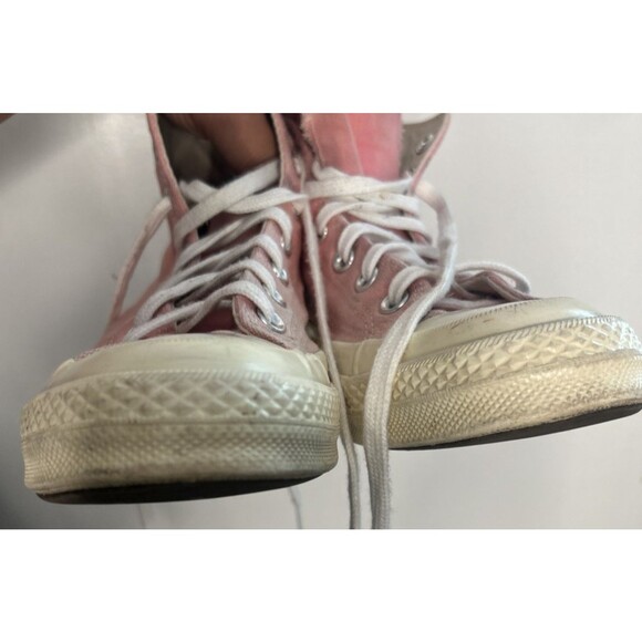 Converse Chuck Taylor All Star 70 Hi Comme des Garcons PLAY Women size 8 Pink - Picture 8 of 10